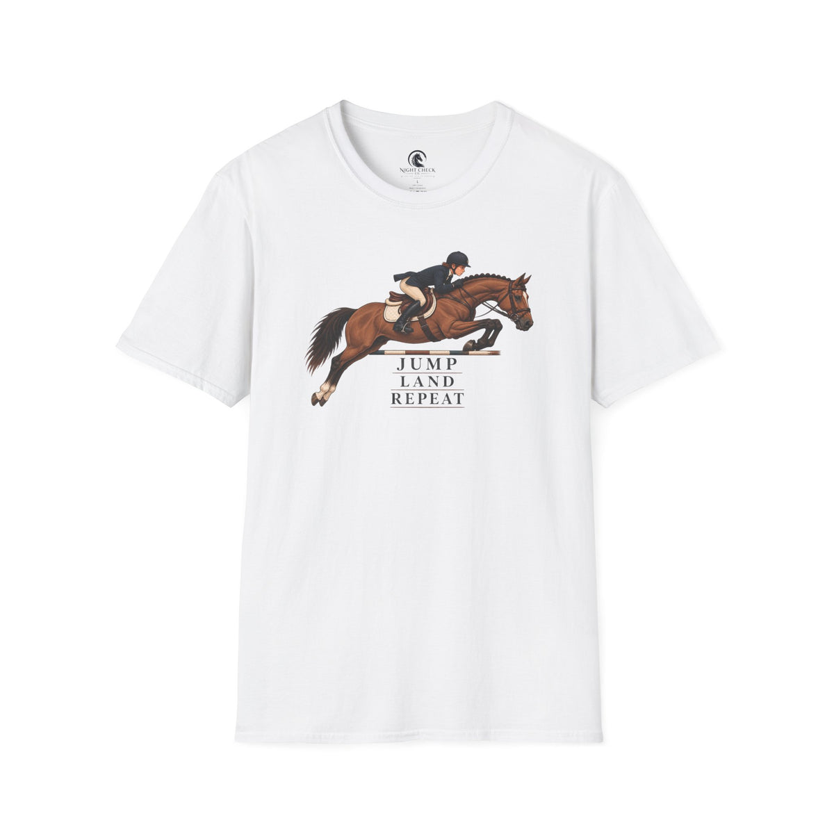 Jump Land Repeat Hunter Round T-Shirt
