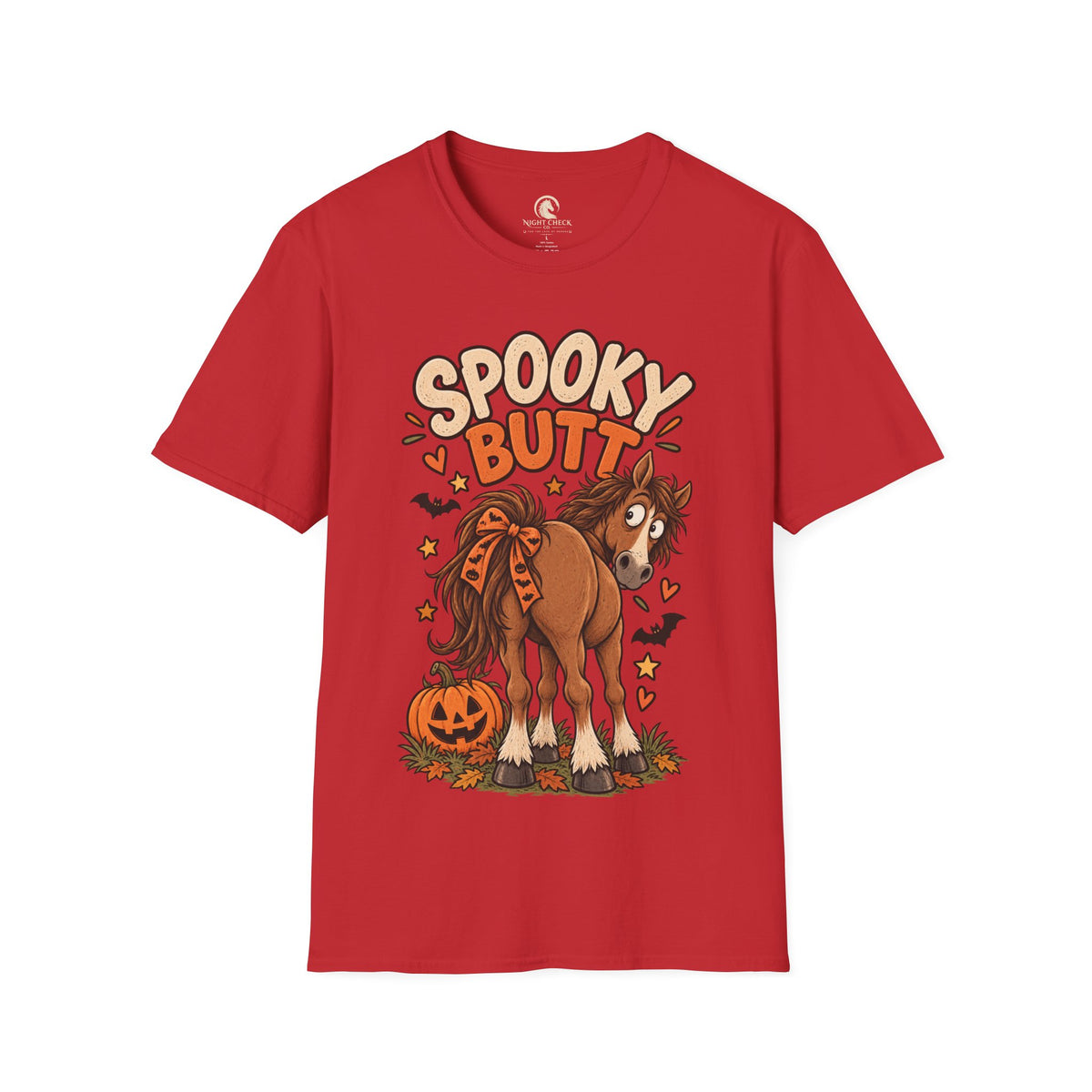 Spooky Butt Pumpkin Patch Horse T-Shirt