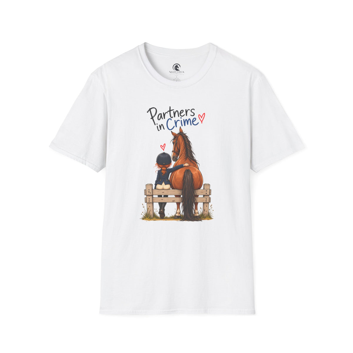 Partners In Crime Bench And Horse T-Shirt