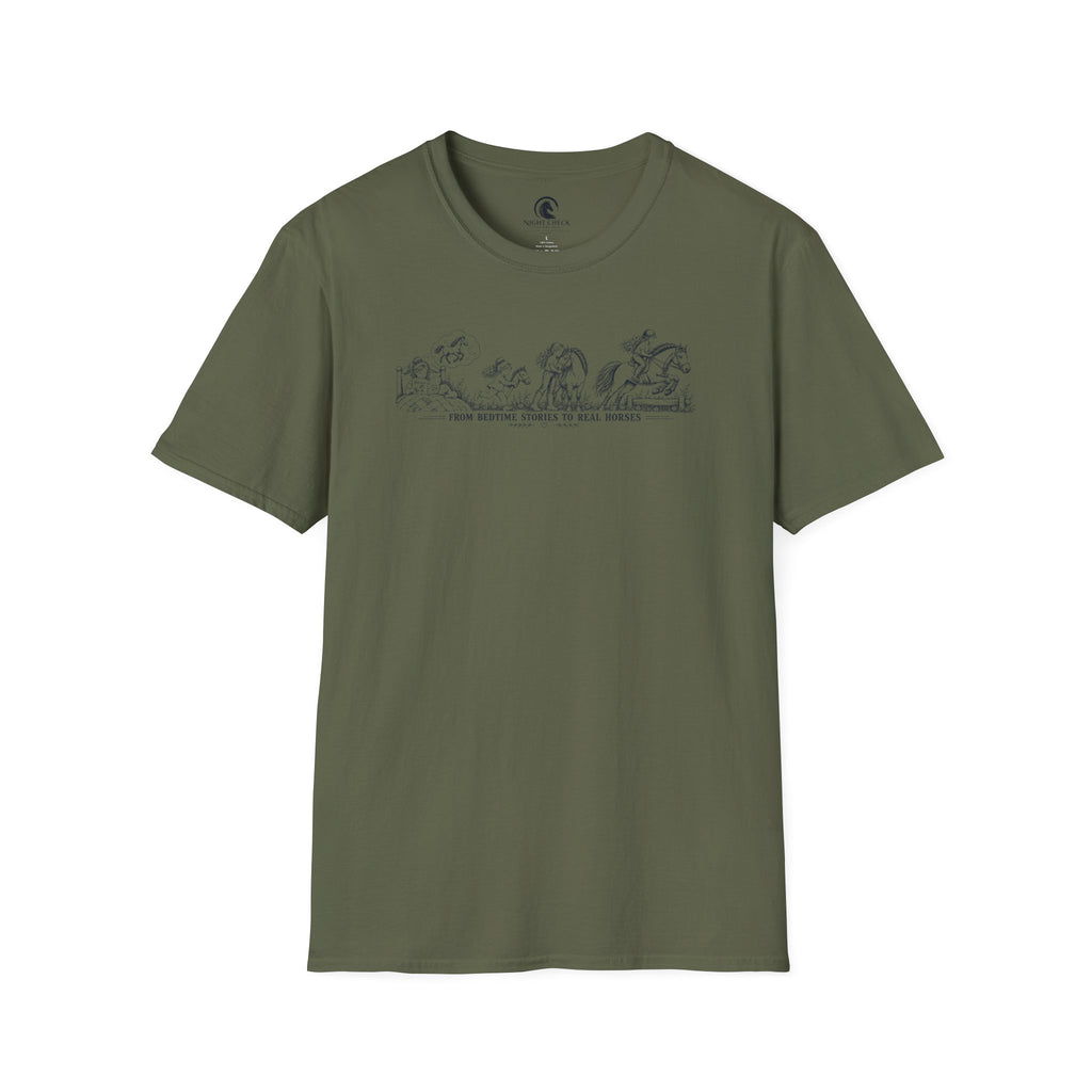 Vintage Hunt Field Engraving T-Shirt