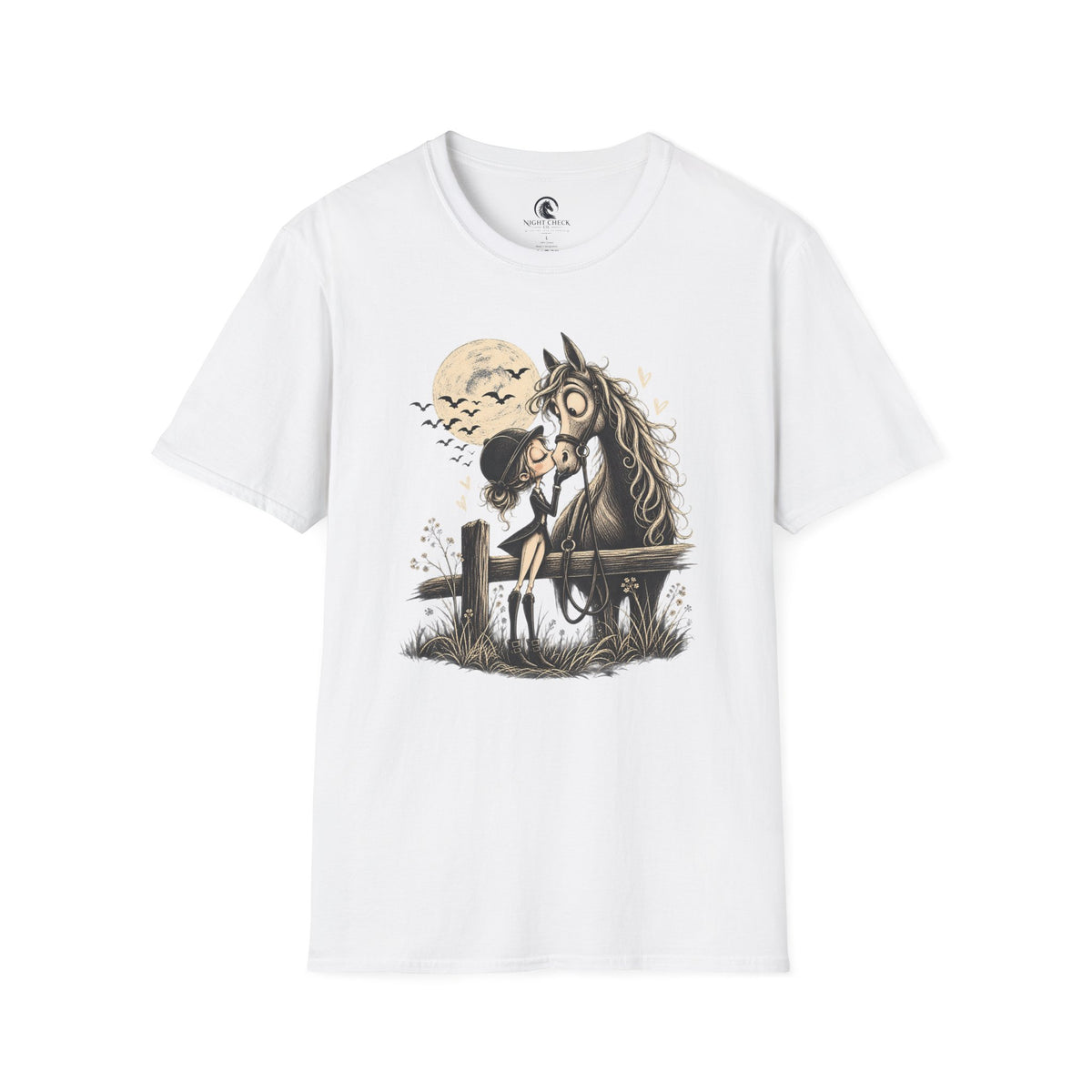 Moonlight Girl And Horse T-Shirt