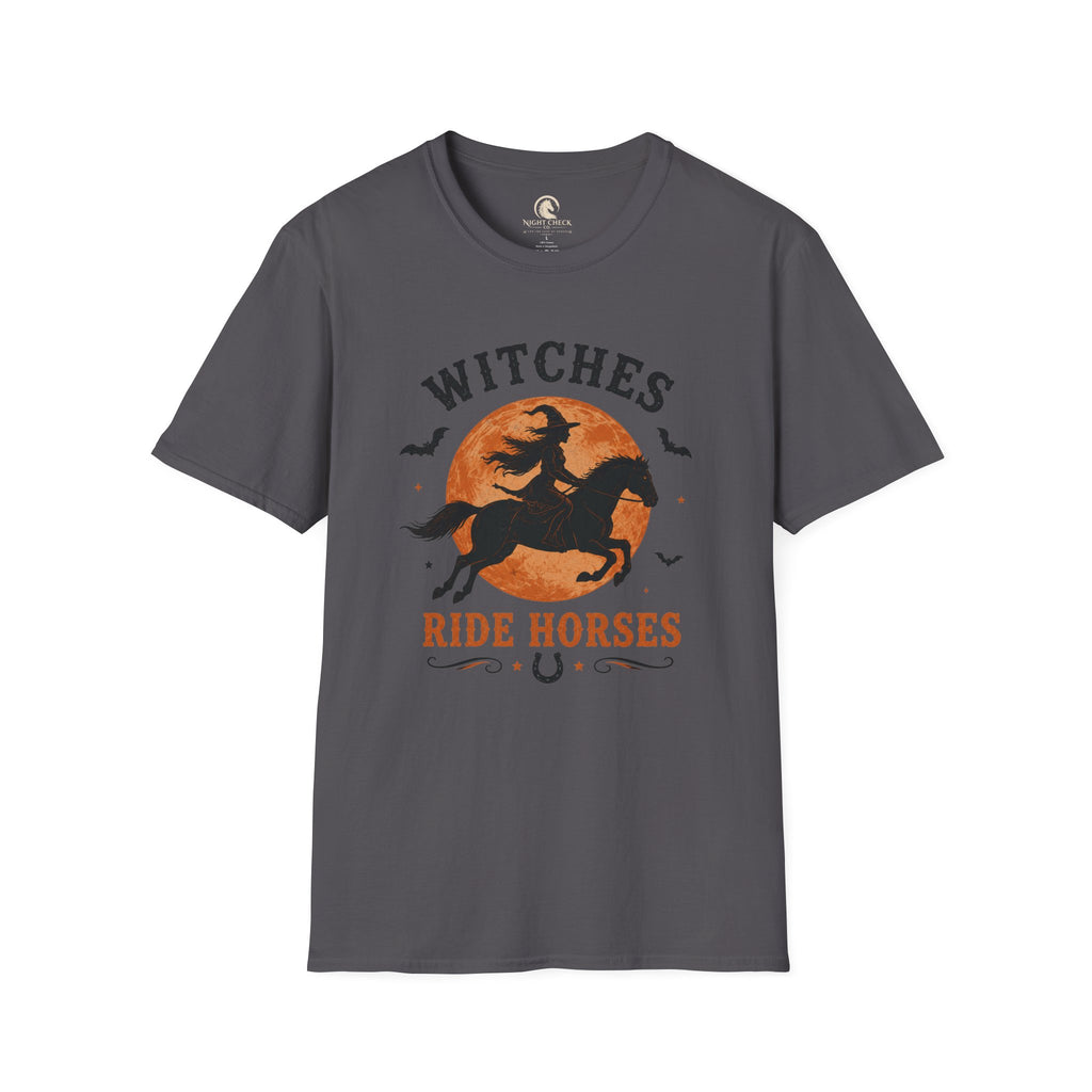 Witches Ride Horses Vintage Badge T-Shirt