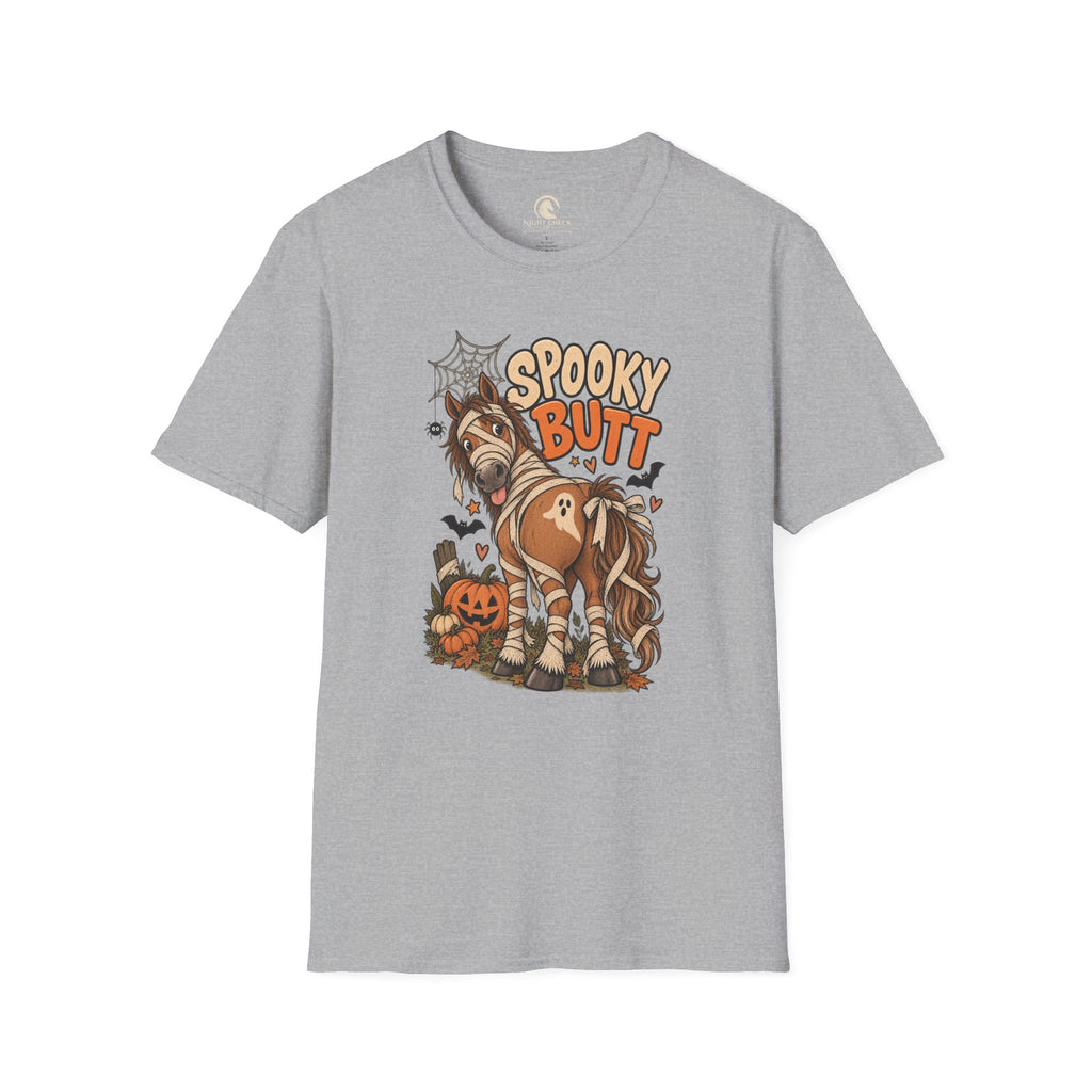 Spooky Butt Mummy Horse Halloween T-Shirt