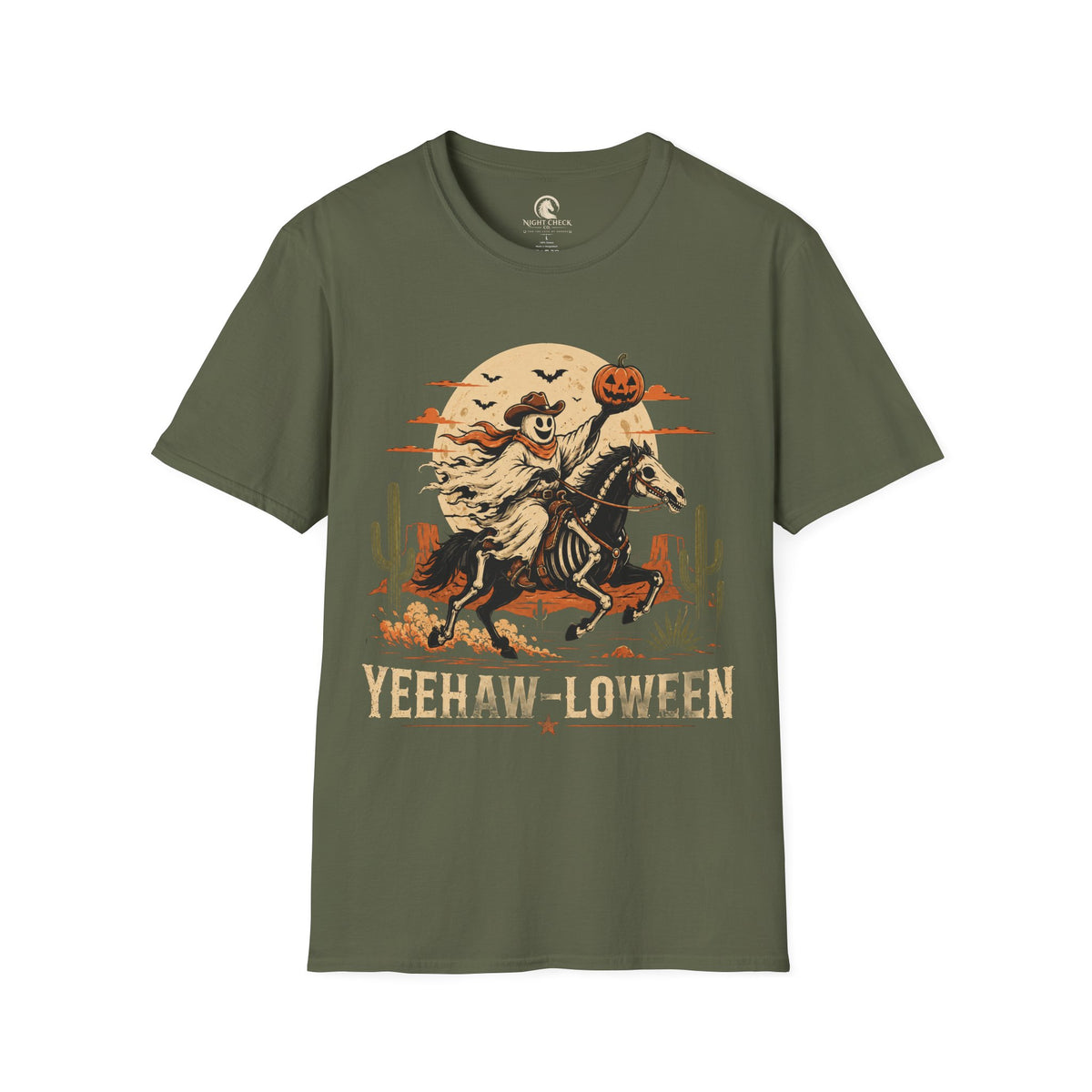 Yeehaw-loween Skeleton Rider T-Shirt