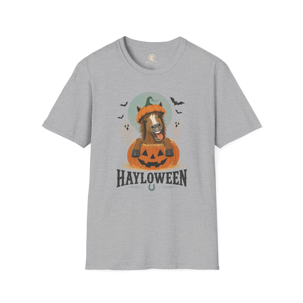 Hayloween Soft Pumpkin Horse T-Shirt