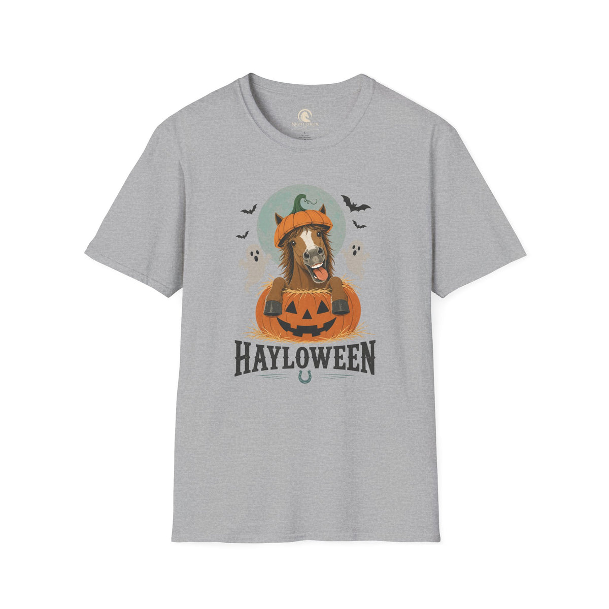 Hayloween Soft Pumpkin Horse T-Shirt