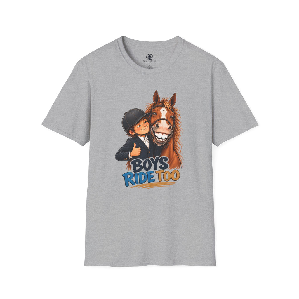Boys Ride Too Junior Rider T-Shirt