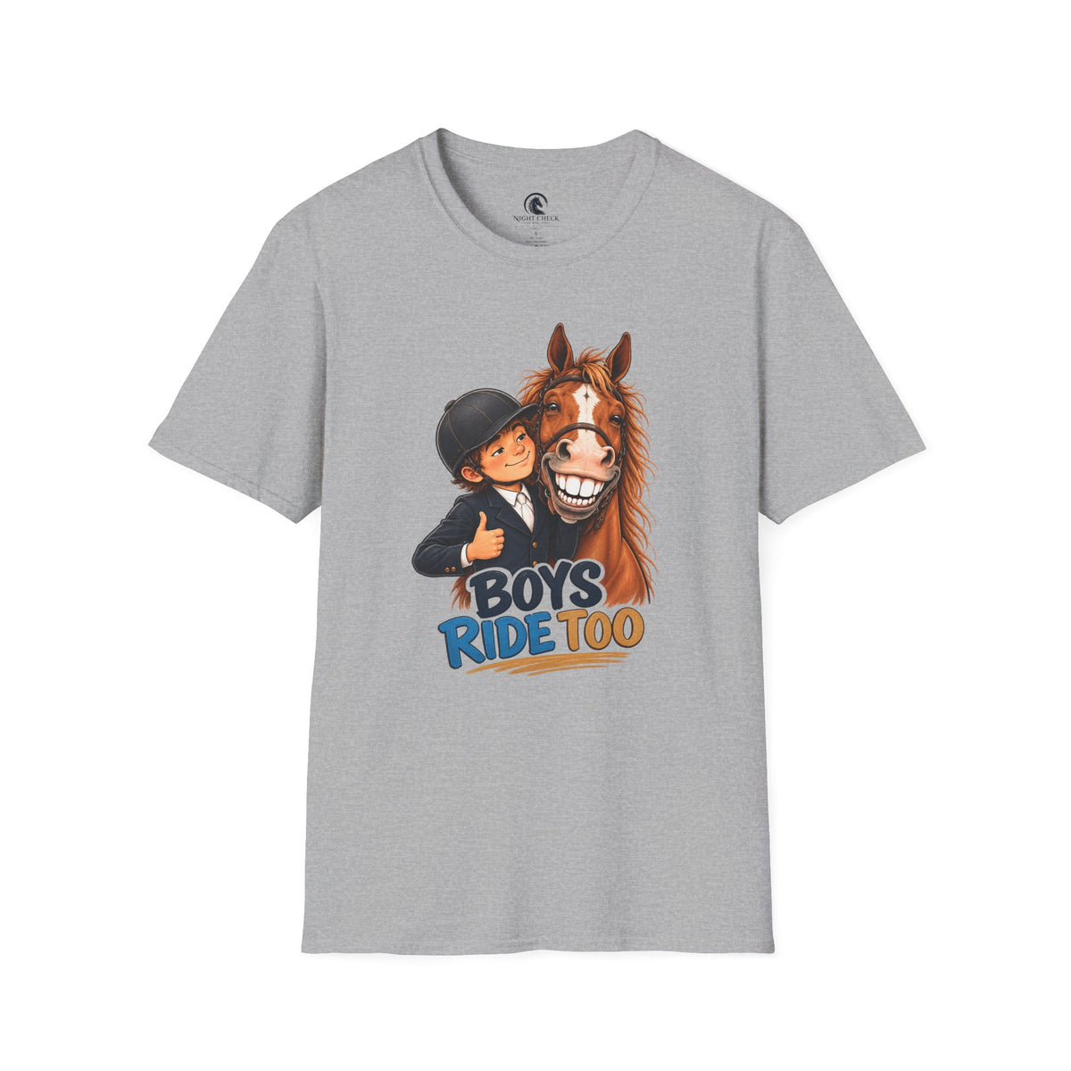 Boys Ride Too Junior Rider T-Shirt
