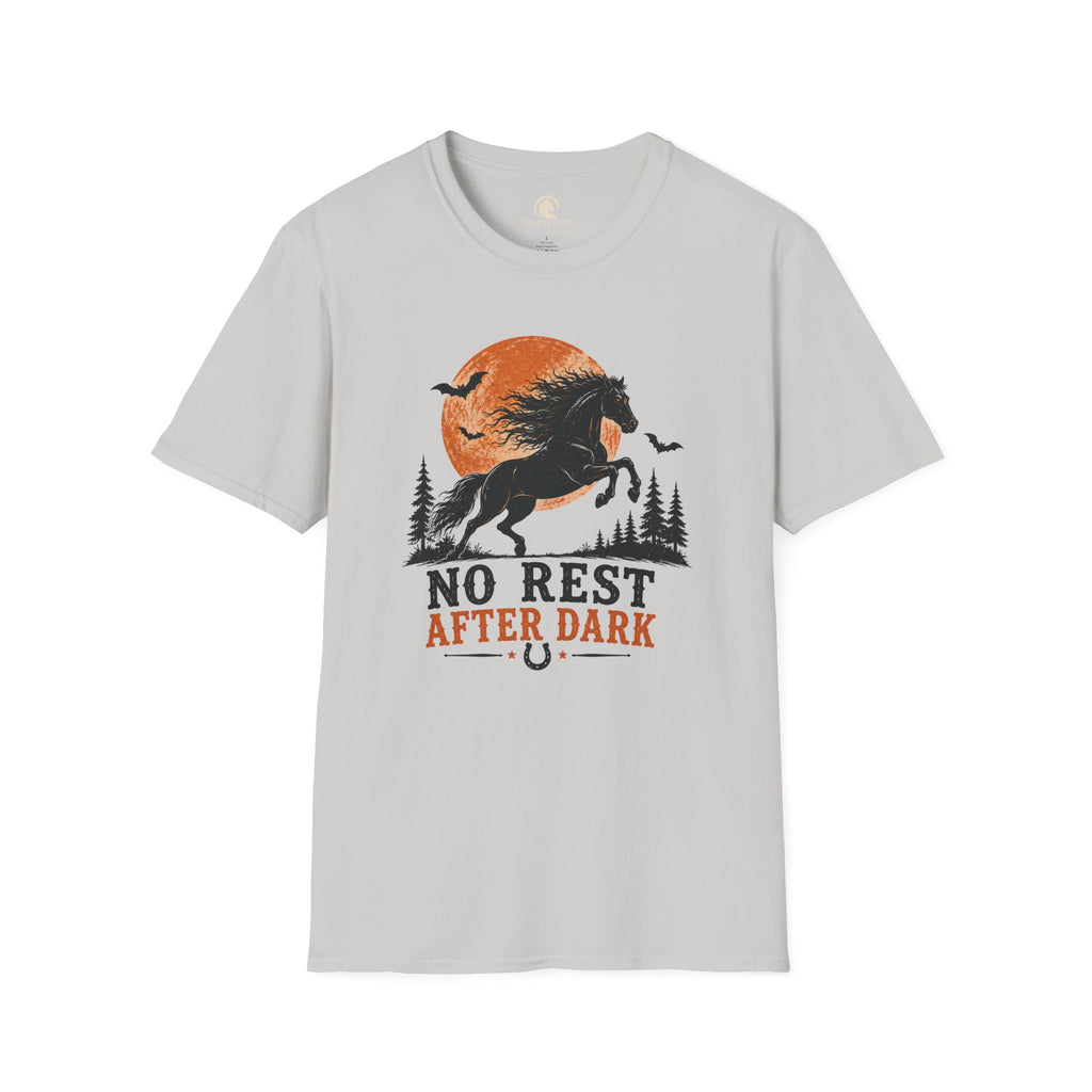 No Rest After Dark Black Horse T-Shirt