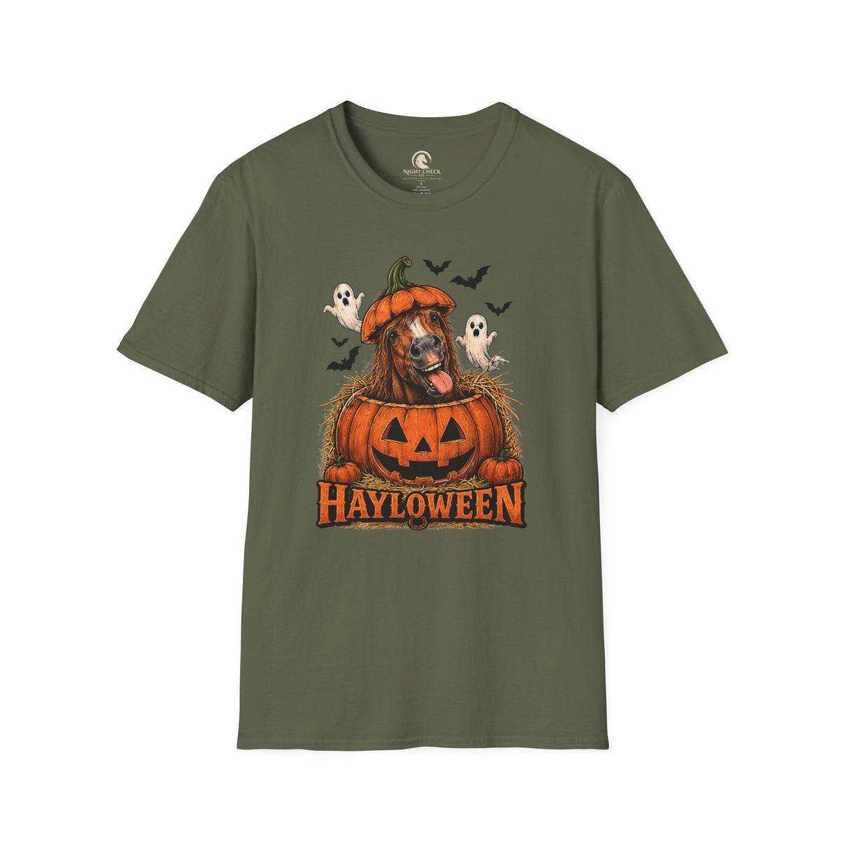Hayloween Jack O Lantern Horse T-Shirt