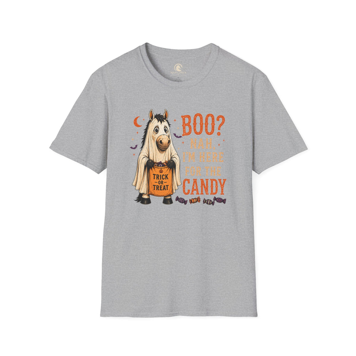 Boo Nah I'm Here For The Candy Horse T-Shirt