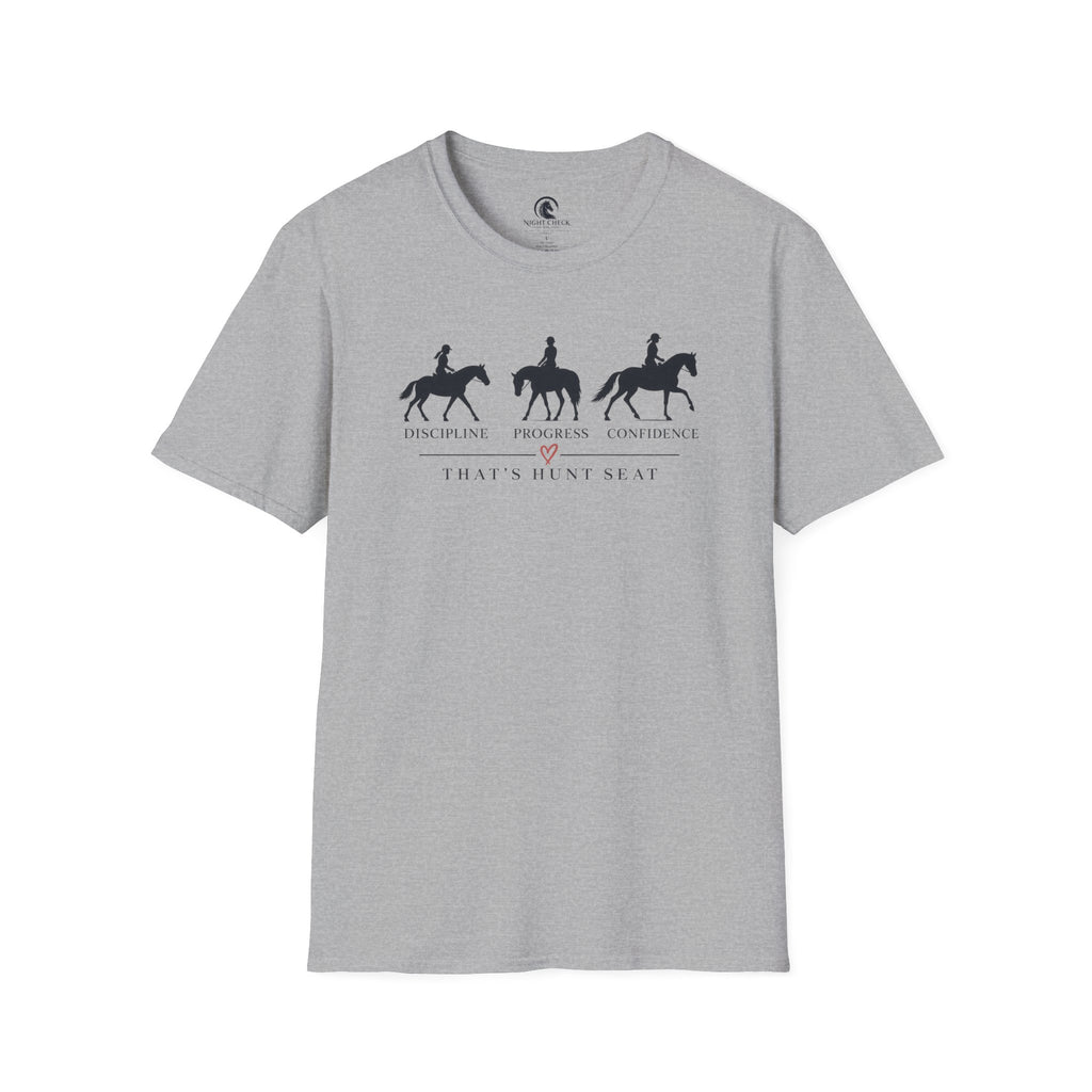 Discipline Progress Confidence Hunt Seat T-Shirt