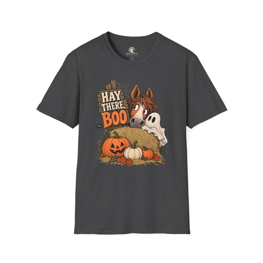 Hay There Boo Pumpkin Horse T-Shirt