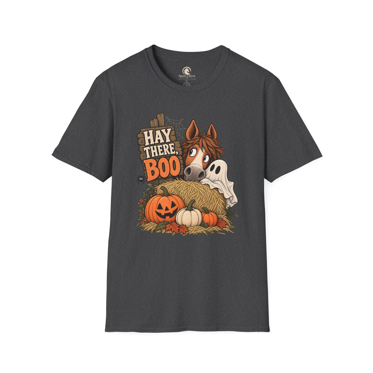 Hay There Boo Pumpkin Horse T-Shirt