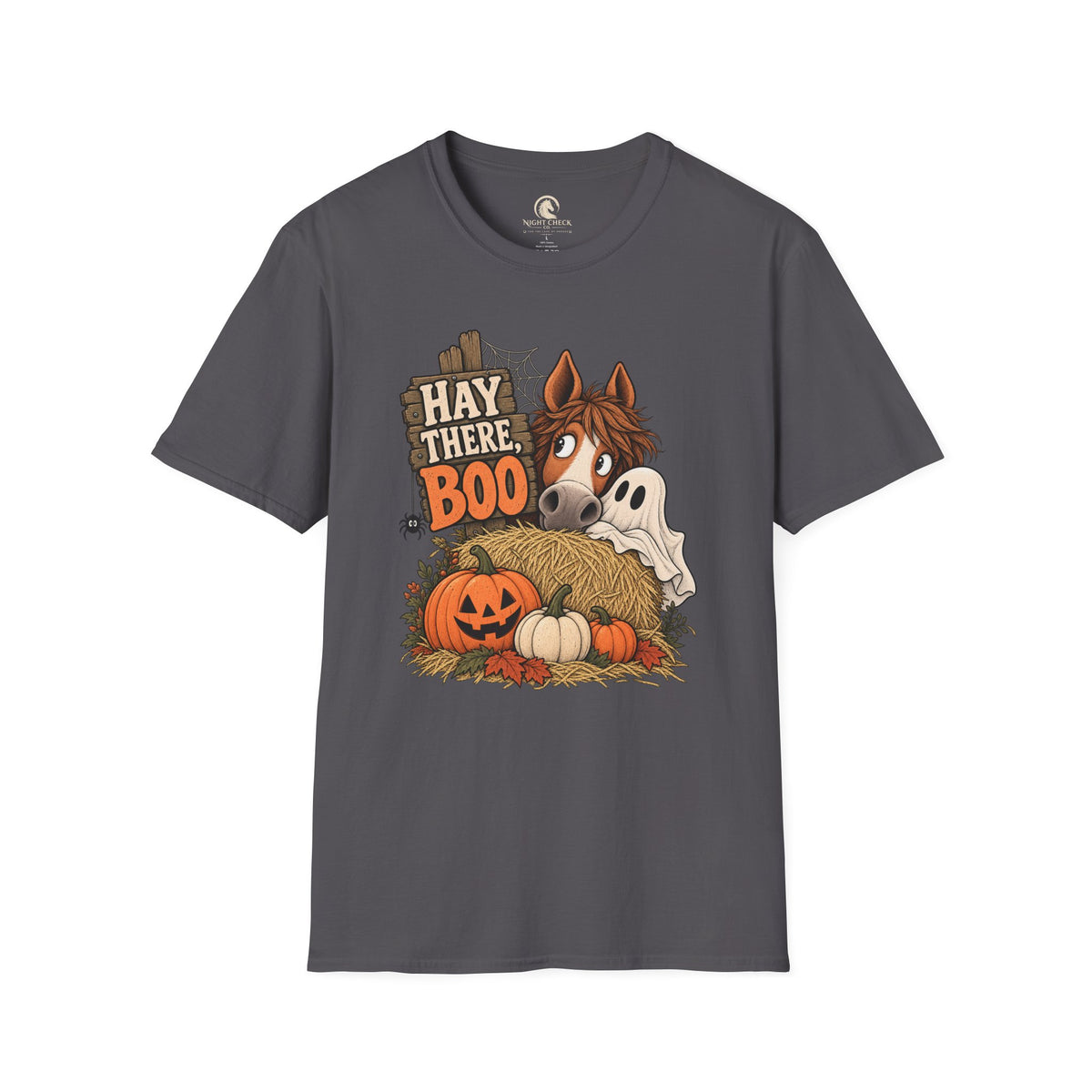 Hay There Boo Pumpkin Horse T-Shirt