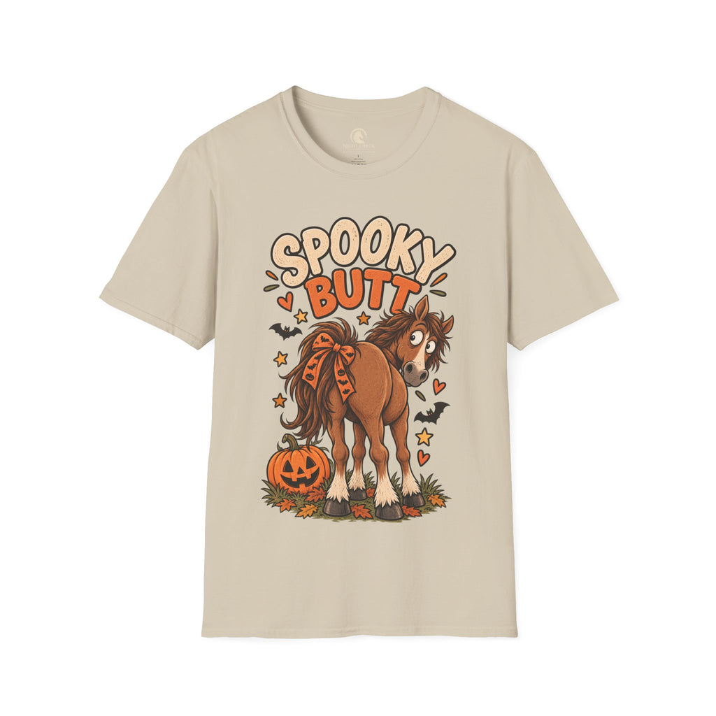 Spooky Butt Pumpkin Patch Horse T-Shirt