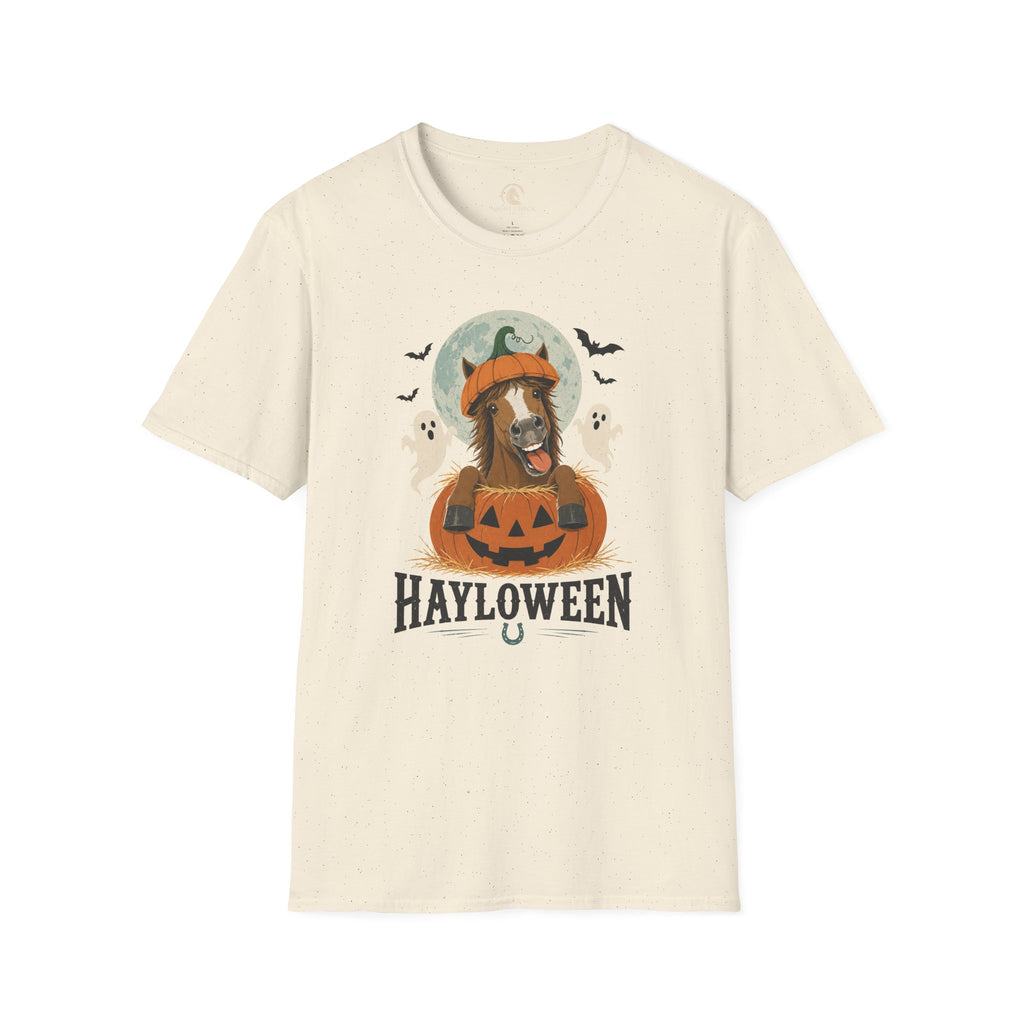 Hayloween Soft Pumpkin Horse T-Shirt