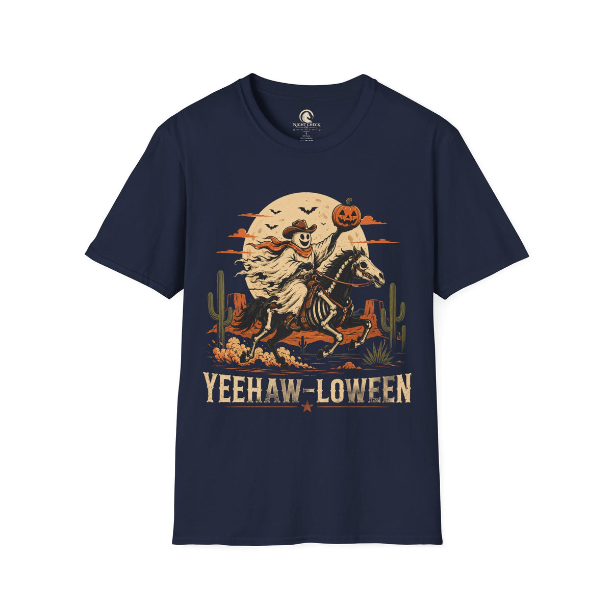 Yeehaw-loween Skeleton Rider T-Shirt