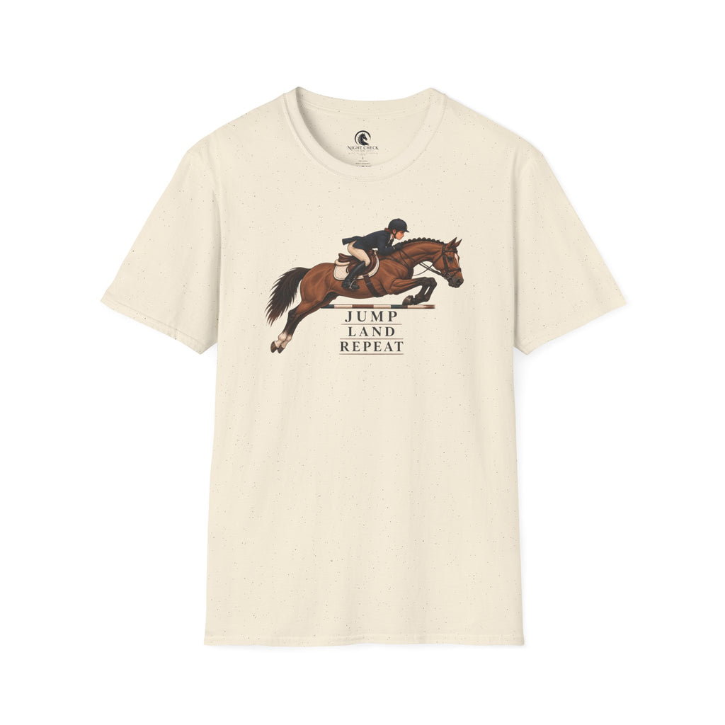 Jump Land Repeat Hunter Round T-Shirt