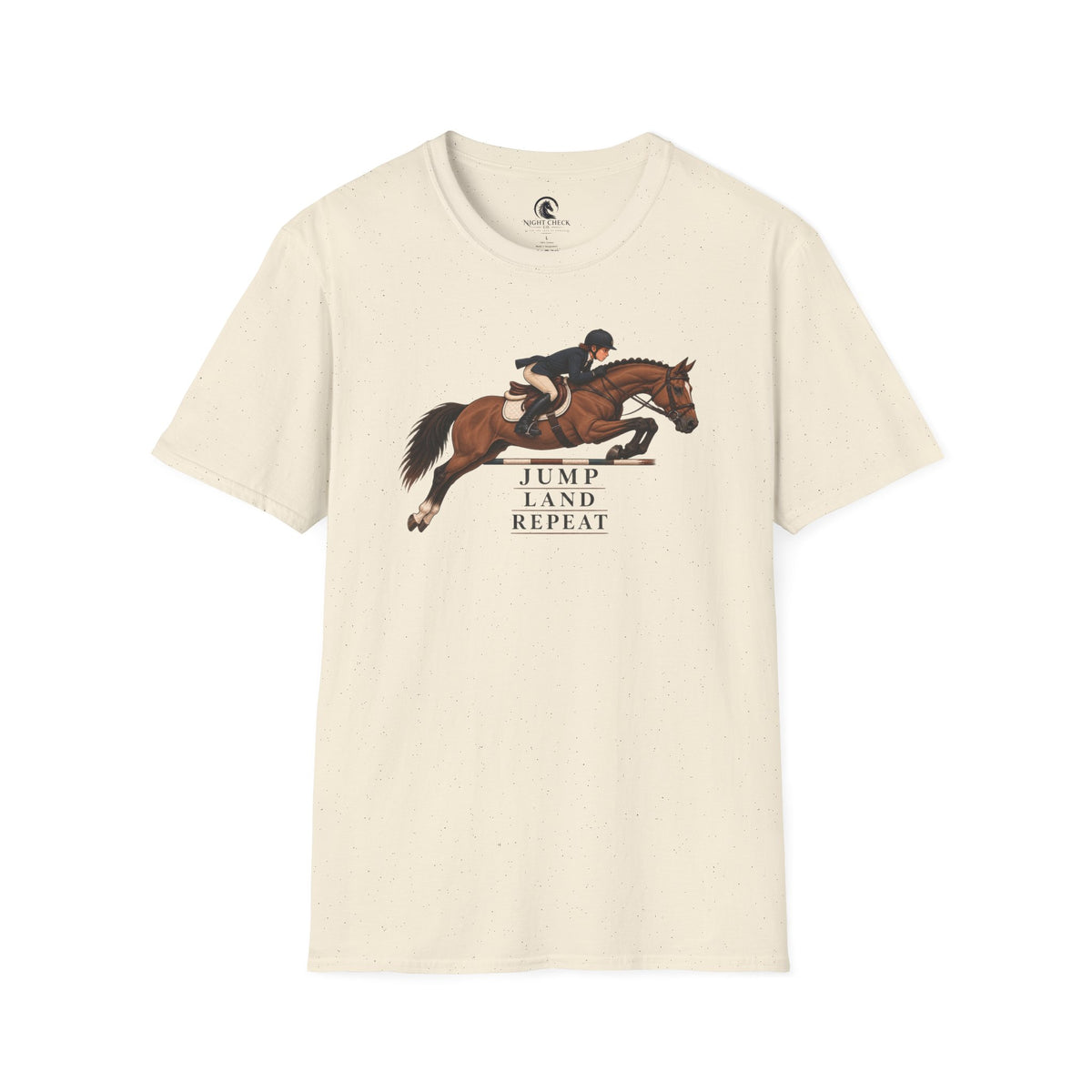 Jump Land Repeat Hunter Round T-Shirt
