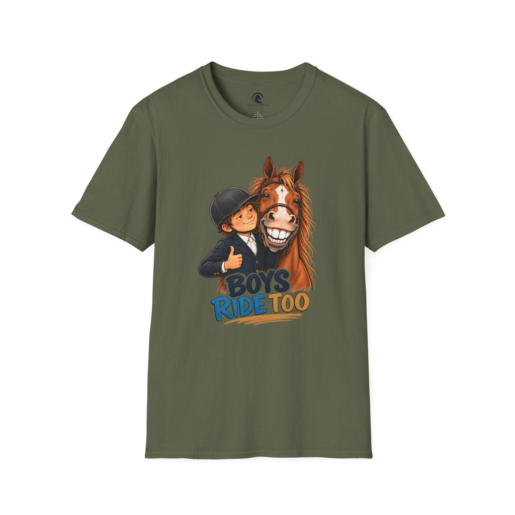 Boys Ride Too Junior Rider T-Shirt