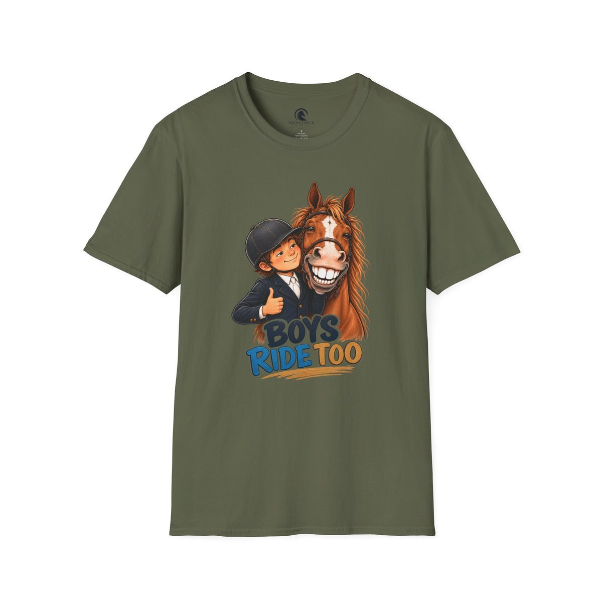 Boys Ride Too Junior Rider T-Shirt