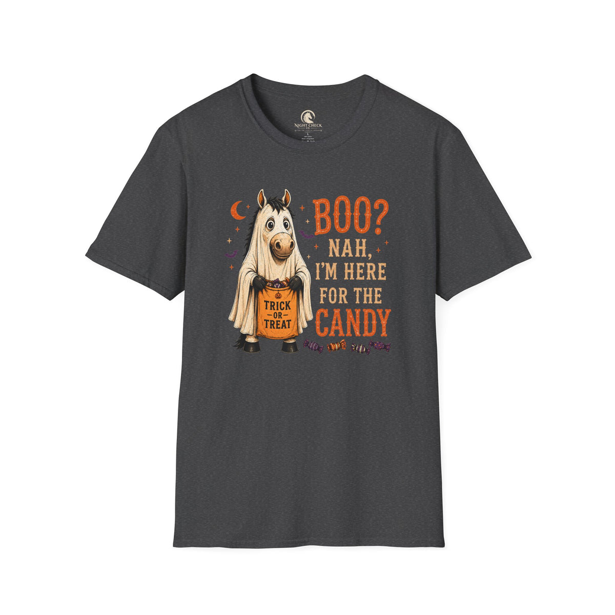 Boo Nah I'm Here For The Candy Horse T-Shirt