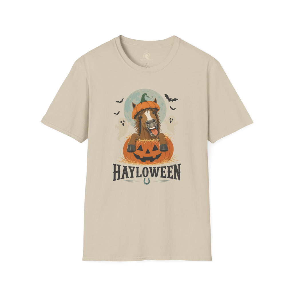 Hayloween Soft Pumpkin Horse T-Shirt