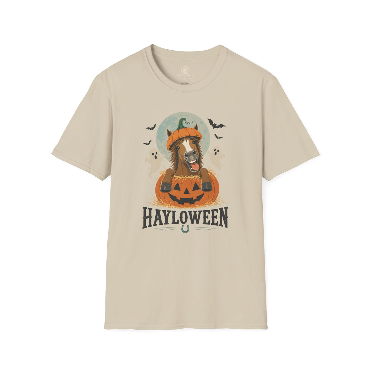 Hayloween Soft Pumpkin Horse T-Shirt