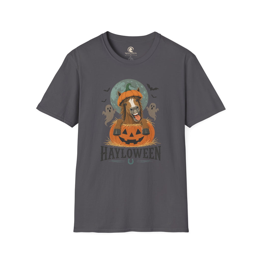 Hayloween Soft Pumpkin Horse T-Shirt