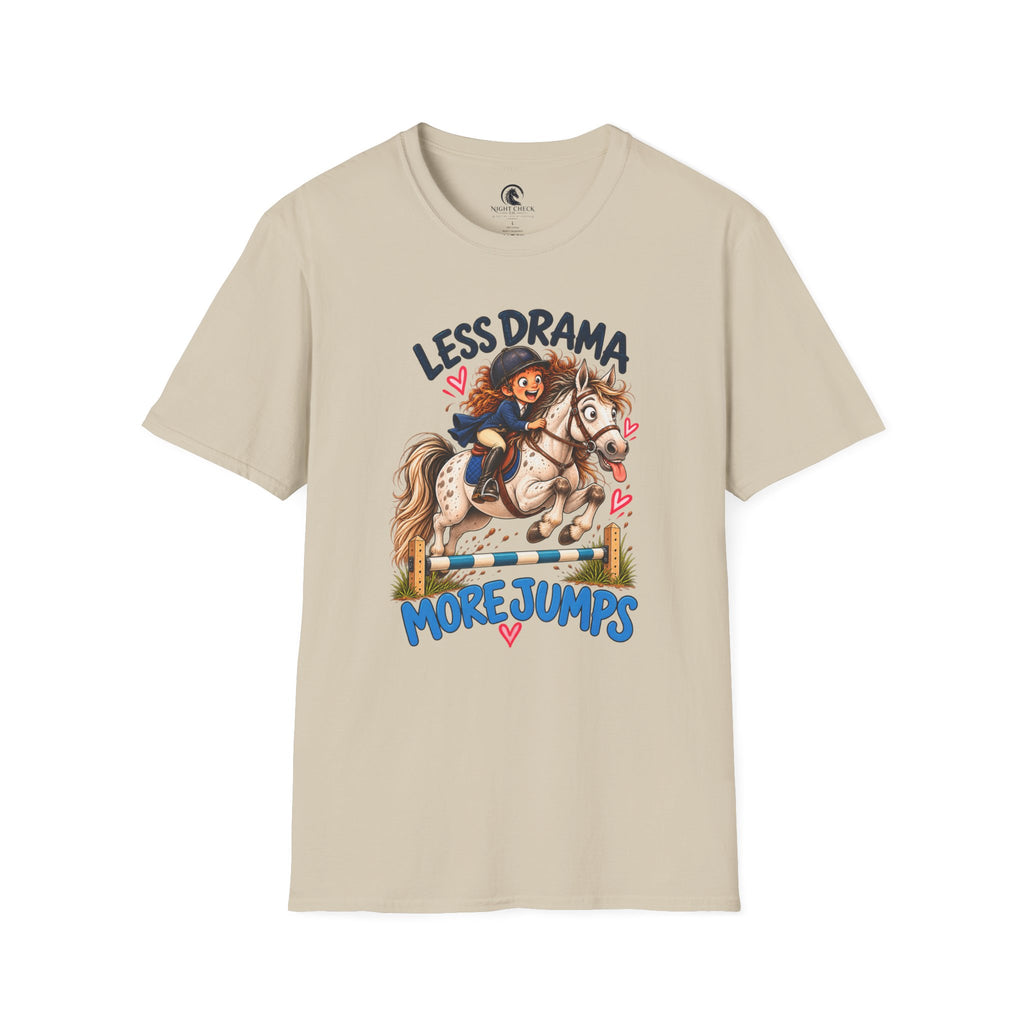 Less Drama More Jumps Young Rider T-Shirt
