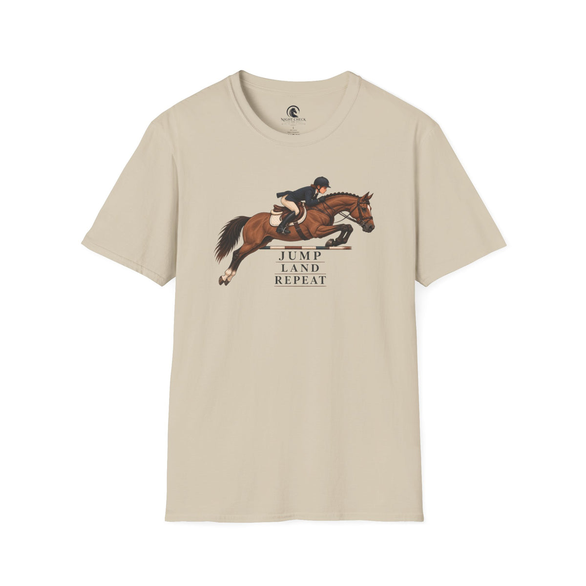 Jump Land Repeat Hunter Round T-Shirt