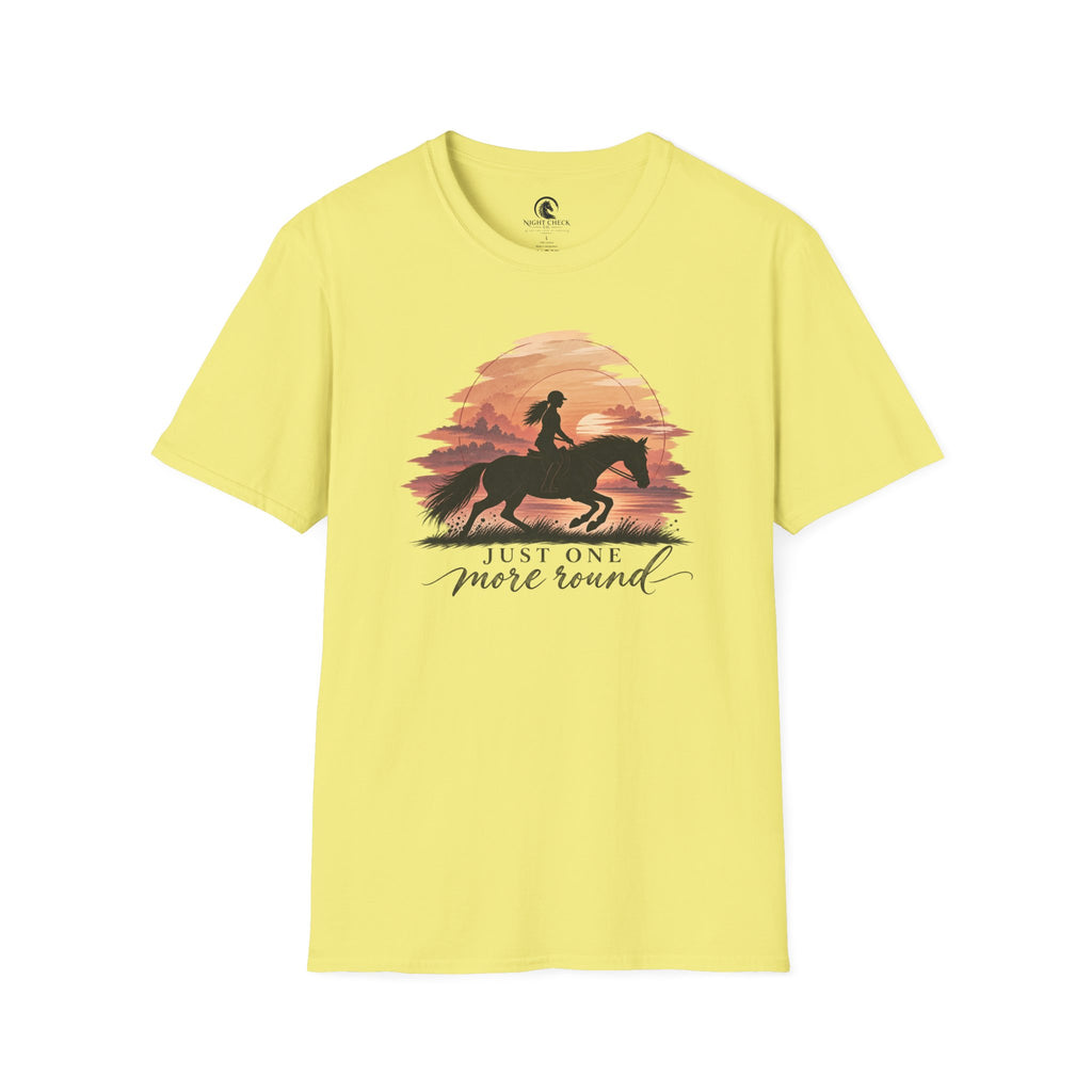 Just One More Round Sunset Rider T-Shirt