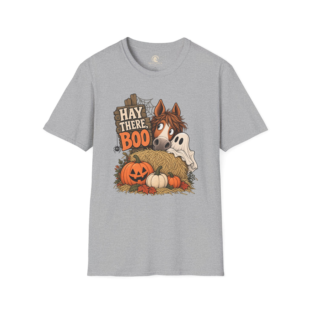 Hay There Boo Pumpkin Horse T-Shirt