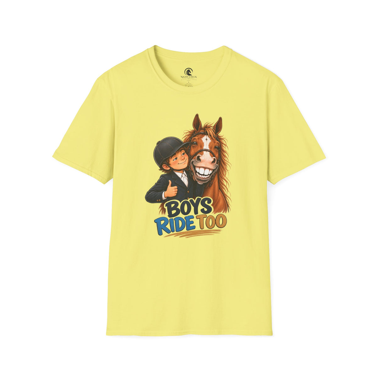 Boys Ride Too Junior Rider T-Shirt