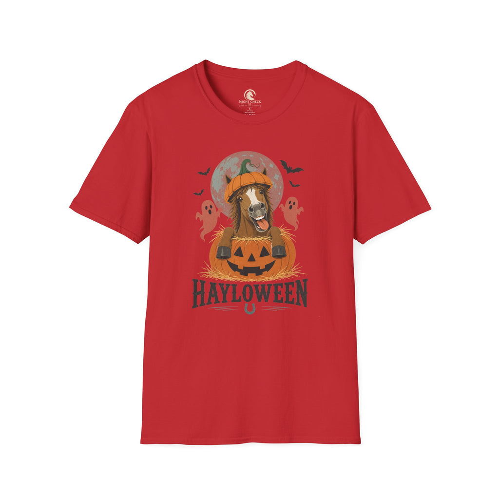 Hayloween Soft Pumpkin Horse T-Shirt