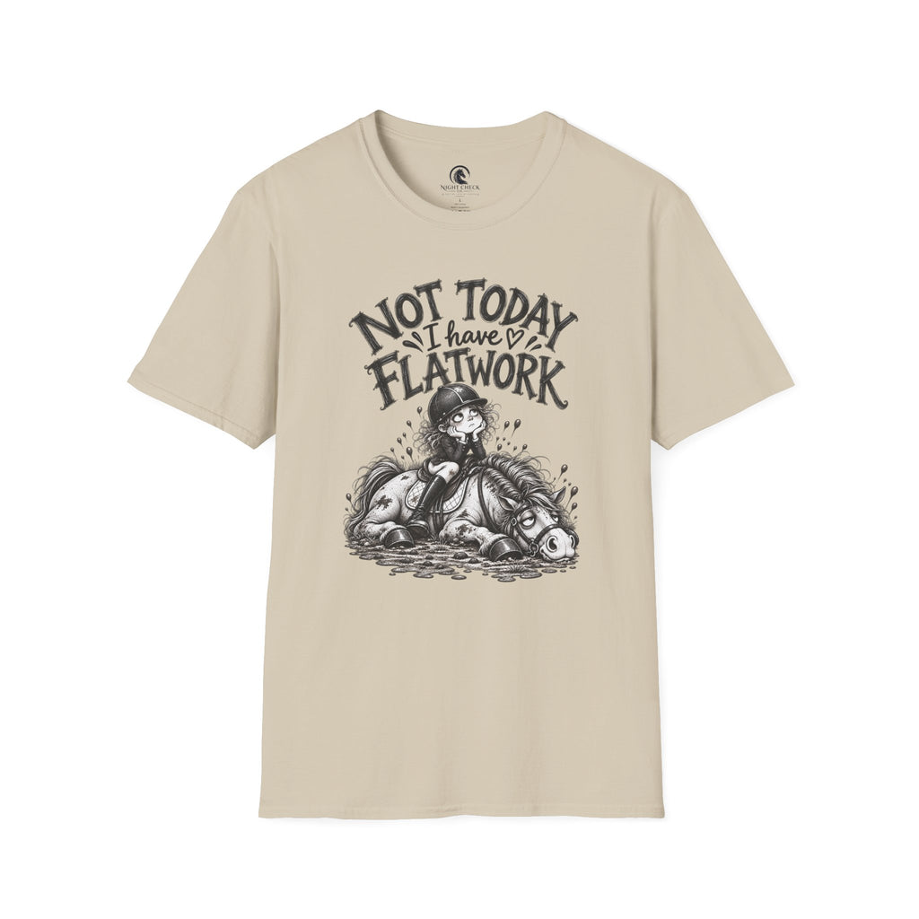 Not Today I Have Flatwork Rider T-Shirt