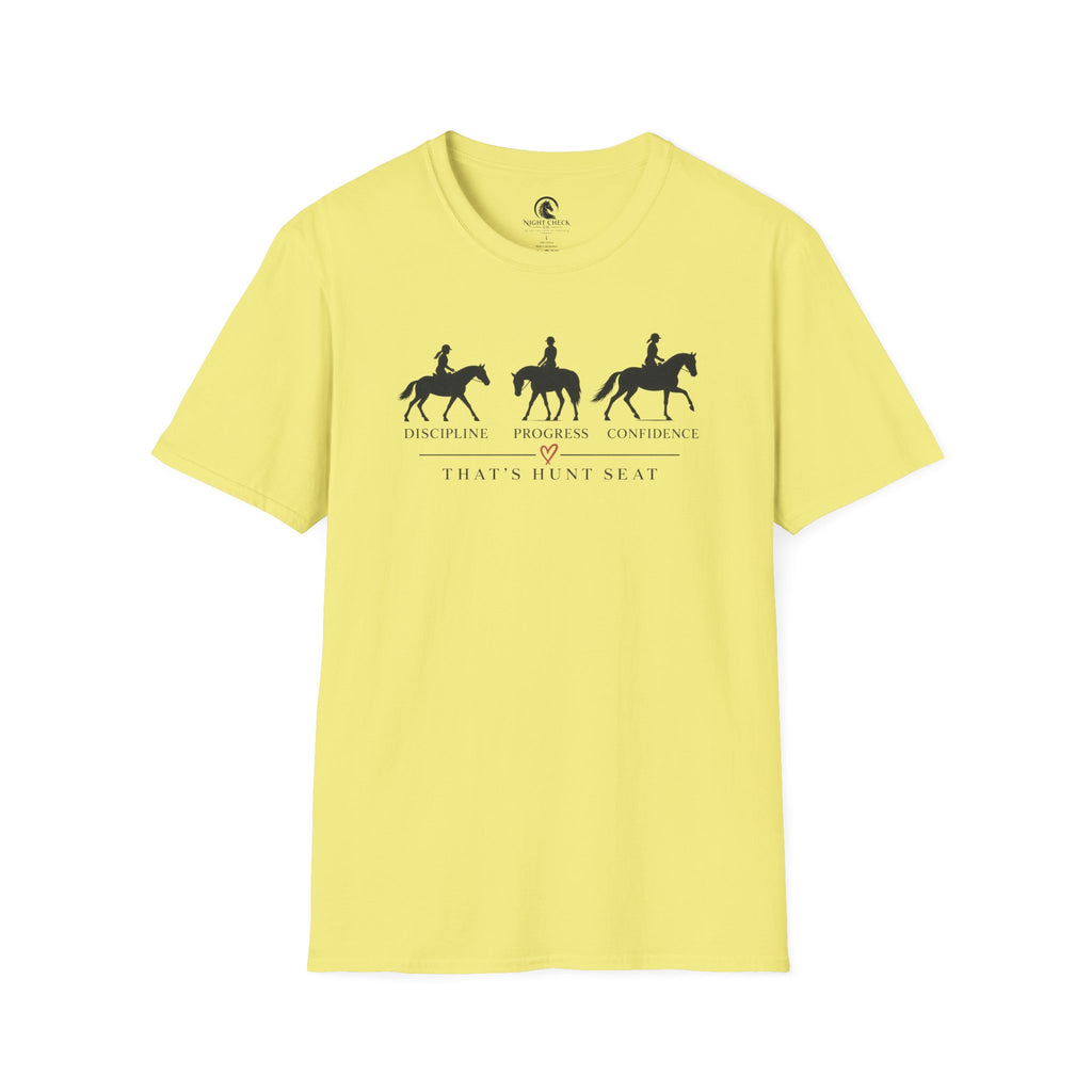 Discipline Progress Confidence Hunt Seat T-Shirt