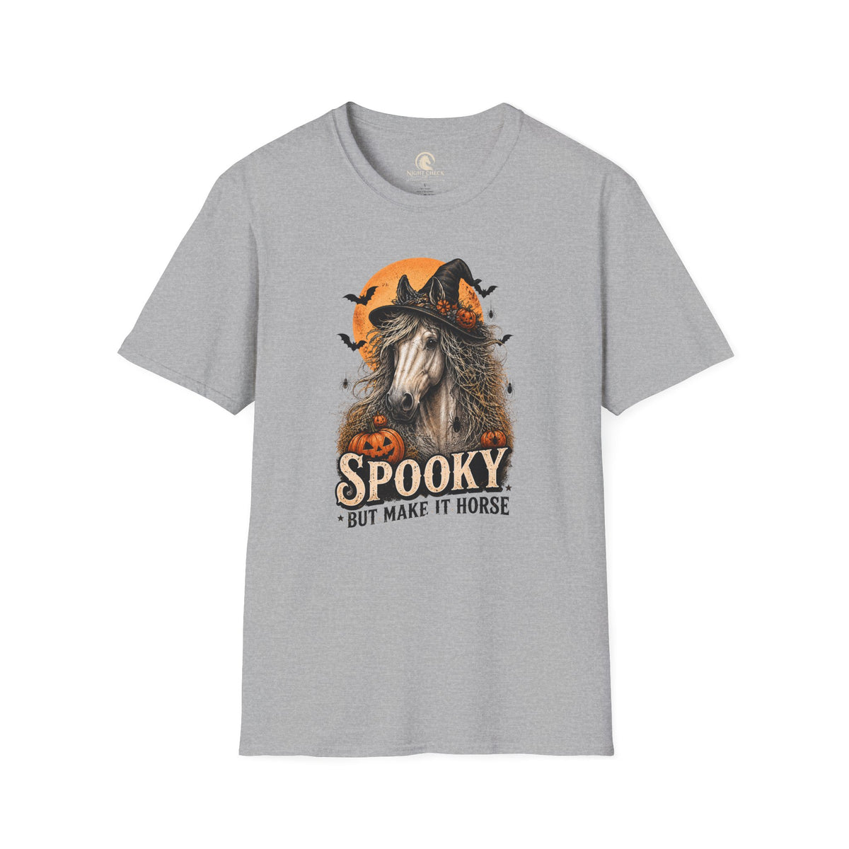 Spooky But Make It Horse Grey Mare T-Shirt