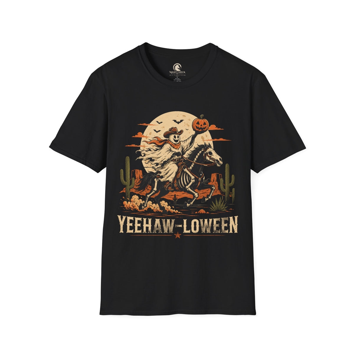 Yeehaw-loween Skeleton Rider T-Shirt