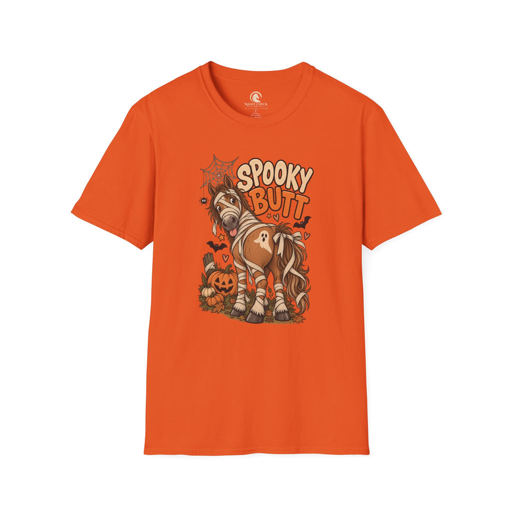 Spooky Butt Mummy Horse Halloween T-Shirt