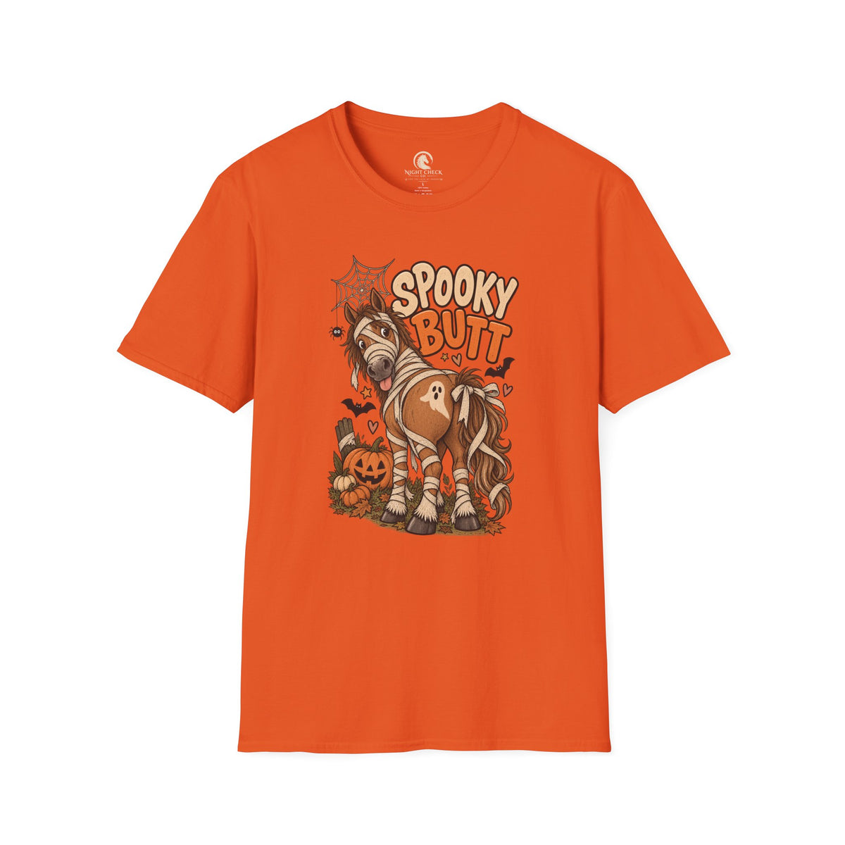 Spooky Butt Mummy Horse Halloween T-Shirt