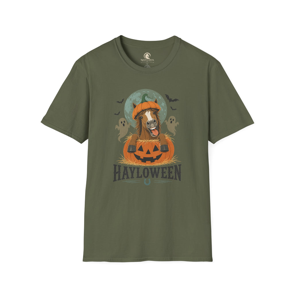 Hayloween Soft Pumpkin Horse T-Shirt