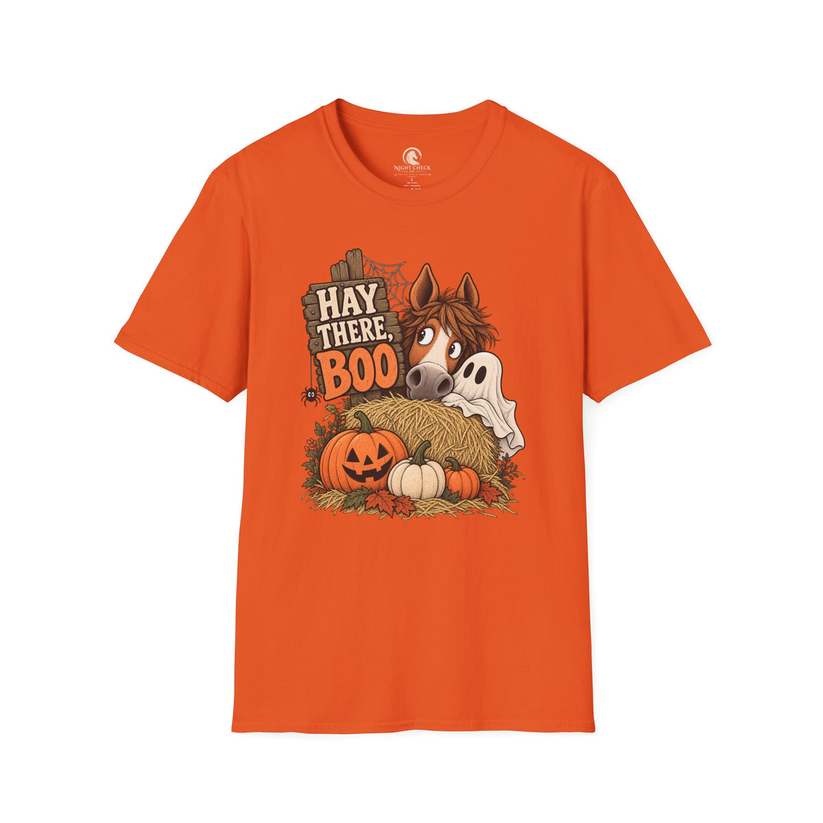 Hay There Boo Pumpkin Horse T-Shirt