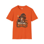 Resting Witch Face Horse Halloween T-Shirt