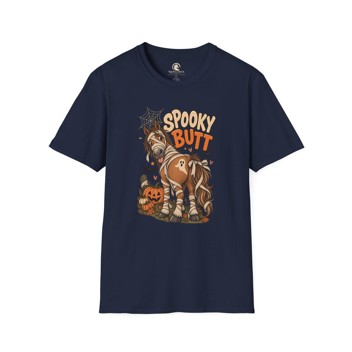 Spooky Butt Mummy Horse Halloween T-Shirt