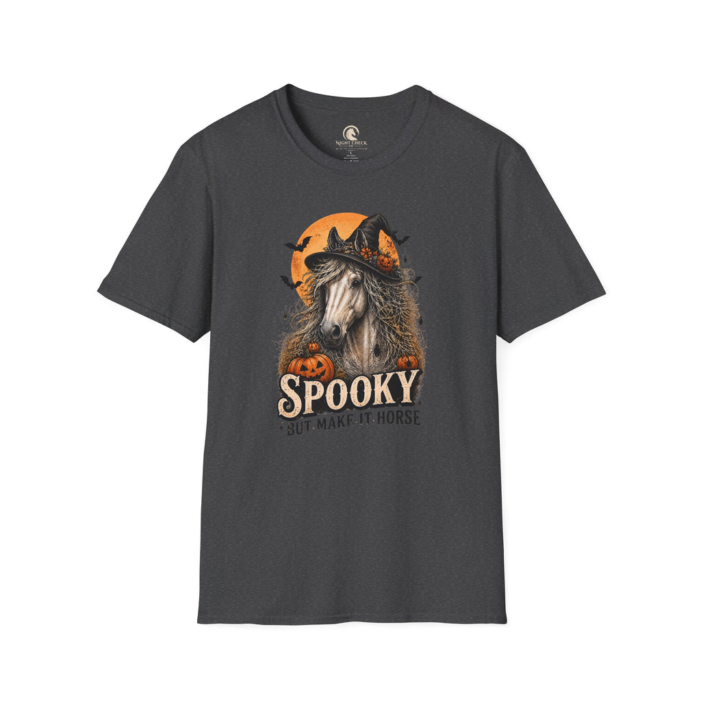 Spooky But Make It Horse Grey Mare T-Shirt
