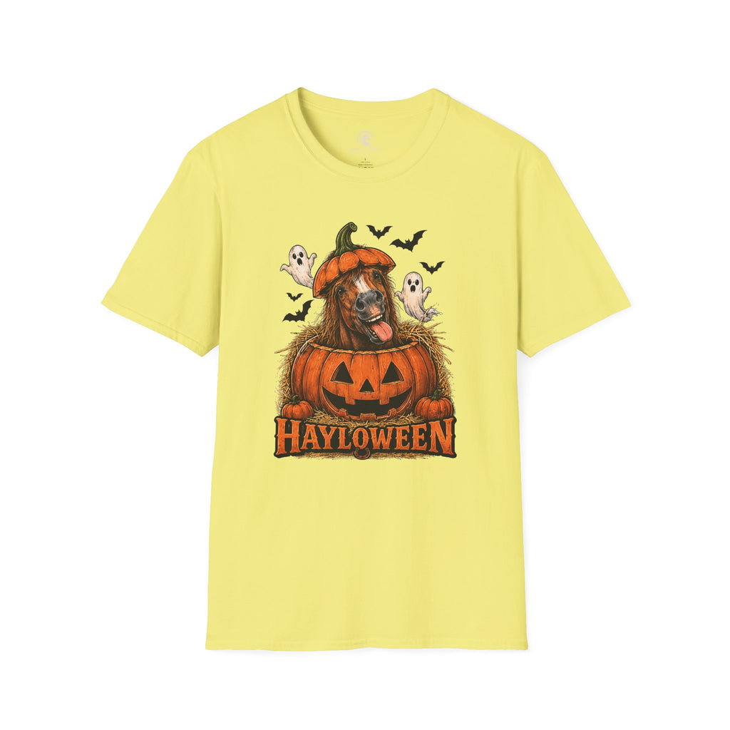 Hayloween Jack O Lantern Horse T-Shirt