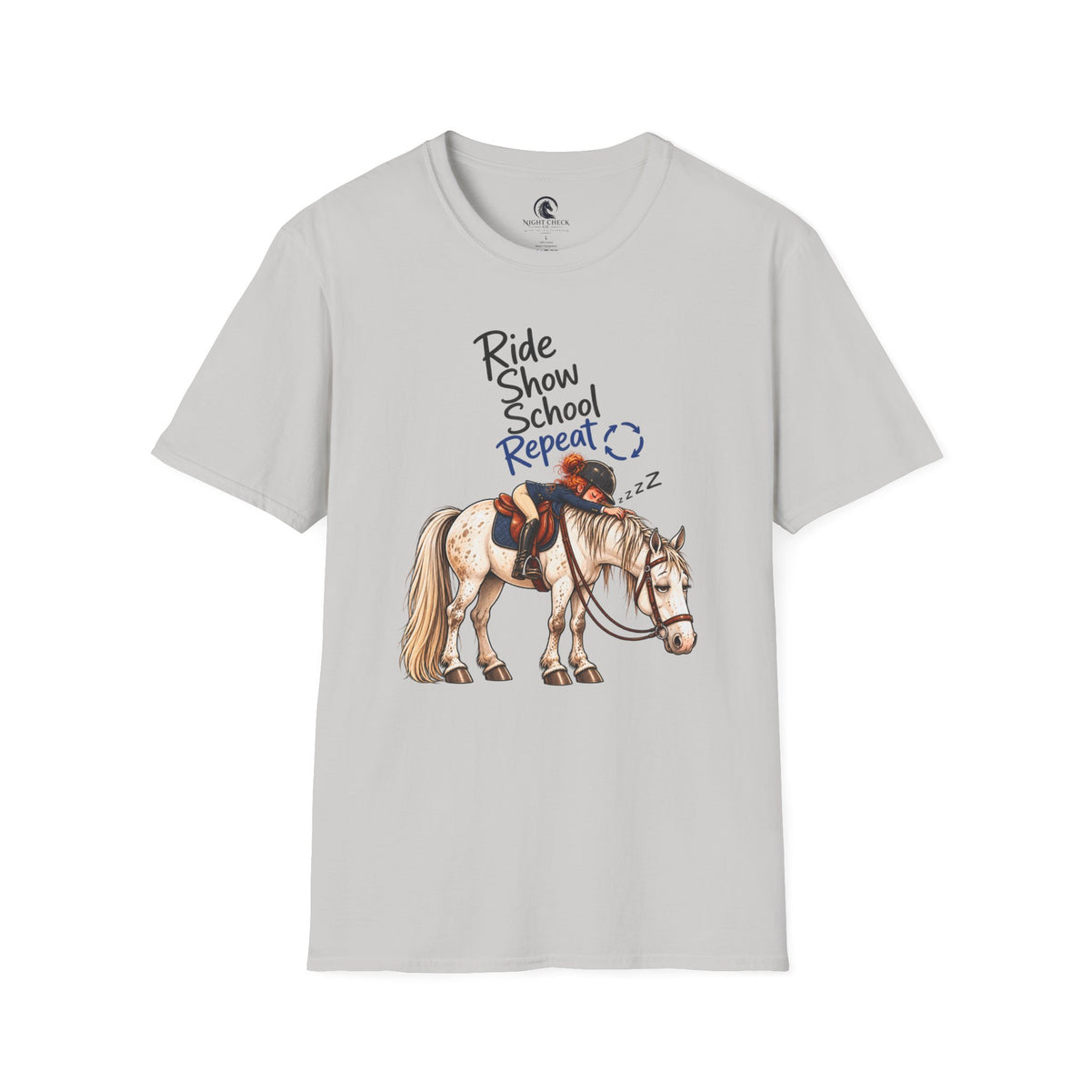 Ride Show School Repeat Sleepy Rider T-Shirt