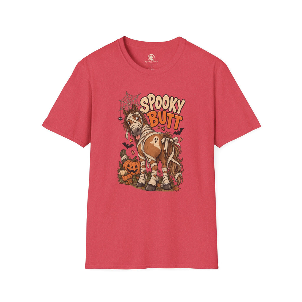 Spooky Butt Mummy Horse Halloween T-Shirt